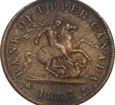Bank of Upper Canada 1 Penny Image 1