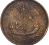 Bank of Upper Canada 1 Penny Image 2